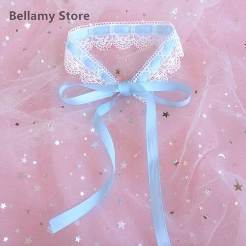 Hand made rench gentle lace girl choker