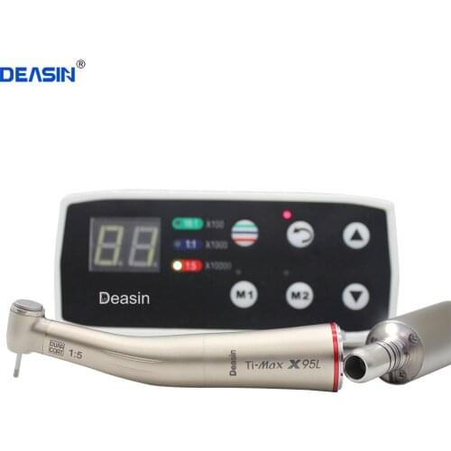 New Arrival Dental Electric Micro Motor Dental LED Brushless Mini Micromotor+1:5 contra angle slow speed handpiece