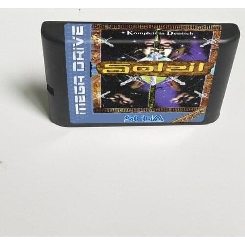 Soleil (Battery Save) - 16 Bit MD Game Card for Sega Megadrive Genesis Video Game Console Cartridge