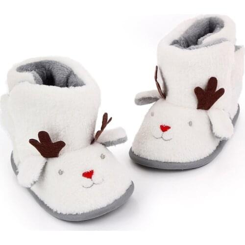 0-18M Newborn Infant Baby Girls Snow Boots Winter Warm Baby Shoes For boy Solid Plush Ankle Boots
