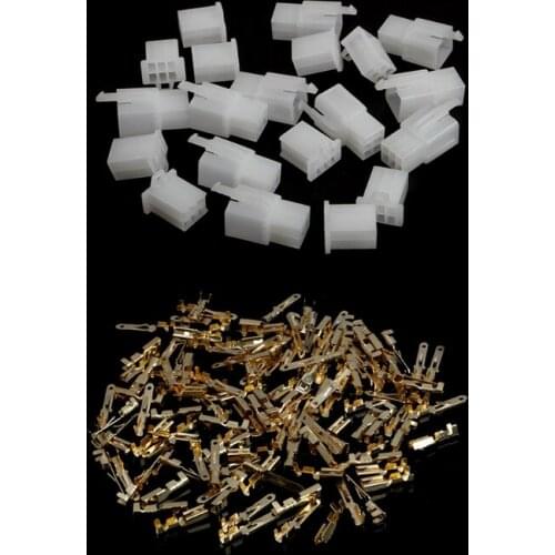 10 Sets 2.8mm 6 Pin Electrical Wire Connector Male Female Plug+Terminal Kit For Motorcycle Car L15