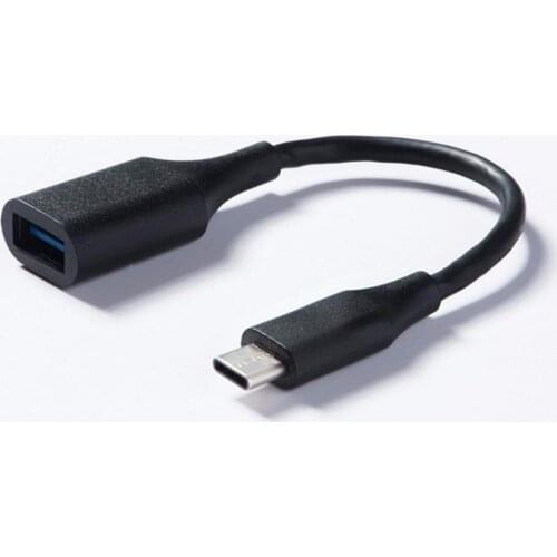 100pcs Best Quality Type-C Cable OTG Adapter USB 3.0 Female To USB 3.1 Type-C Male White/Black OTG Data Cable Cord Adapter