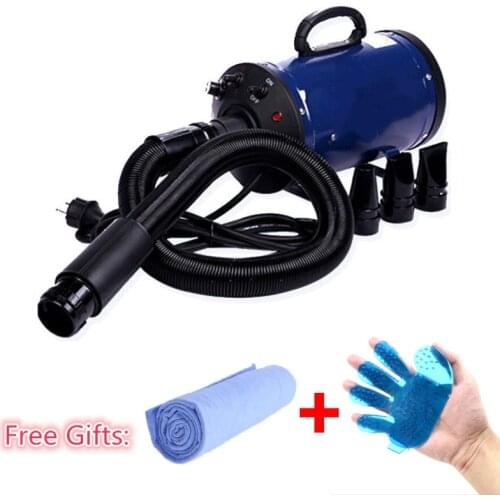 16%Cheap Dog Grooming Dryer bs2400 Pet Hair Blower 220v/110v 2400w Eu Plug Pink Blue Color fast to russian