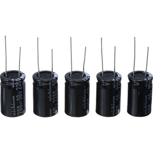 120pcs Aluminum Electrolytic Capacitor 50V 15 Values 1UF 2.2UF 3.3UF 4.7UF 10UF 22UF 33UF 47UF 100UF 220UF Fixed Assortment Kit