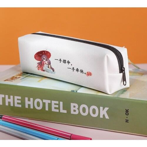 Anime Tian Guan Ci Fu Hua Cheng Xie Lian Cosplay Pen Bag Cartoon Pencil Case Storage Bag School Student Supplies Stationery