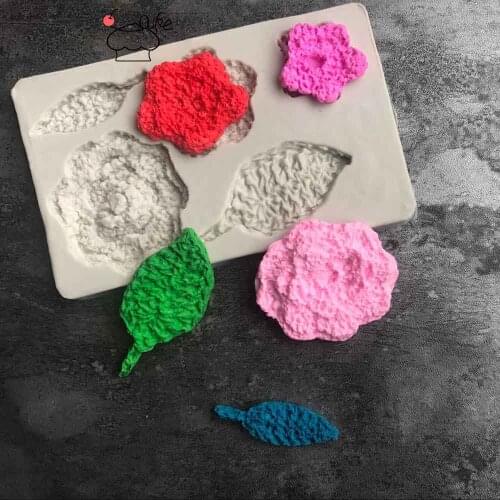 Aouke Molds Flowers Silicone Mold 3D Fondant Mold Cakes Decorating Tools DIY Gumpaste Kitchen Bakeware K127