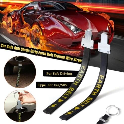Automobile Static Electricity with Single Copper Wire Metal Belt Antistatic Car Electrostatic Belt Canceller Safe Driving