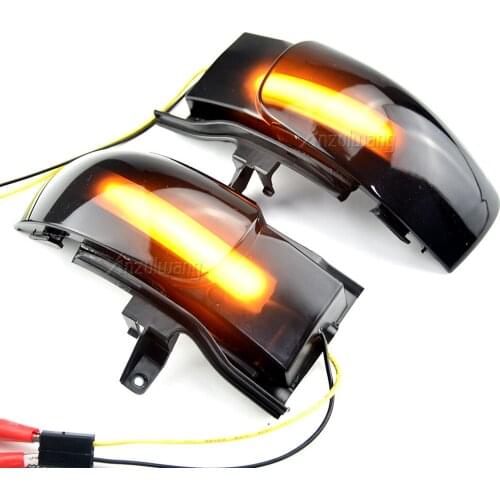 Car LED Dynamic Turn Signal Lights For Volkswagen Touran 1T 2003-2009 Car Side Wing Rearview Mirror Indicator Blinker Lamps