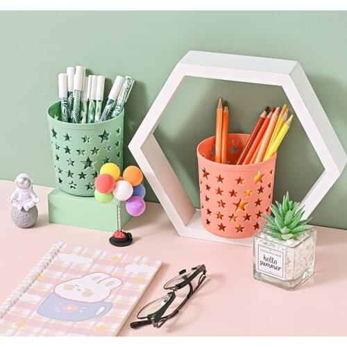 Pencil Holder Office Desk Makeup Brush Pen holder Storage Tube Pen Pot Case Organiser Pencil Case