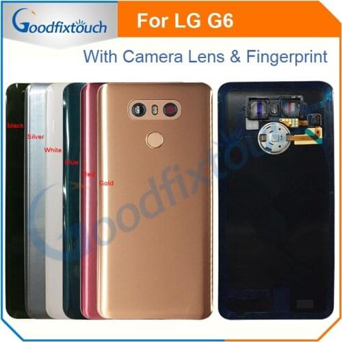 For LG G6 H870 H871 H872 H873 H870K LS993 US997 VS988 Back Cover Battery Door Back Housing Rear Case Assembly With Camera Lens