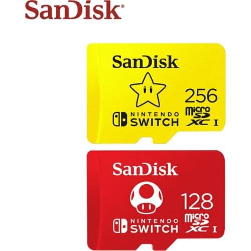 Newest SanDisk 256GB Micro SD Card U3 128GB Flash Card Memory Card 4K Ultra HD TF Card Original For Nintendo Switch