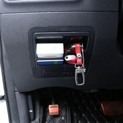 Fuse cover storage box decoration storage box interior modification car Accessories For Hyundai Tucson 2015-2018
