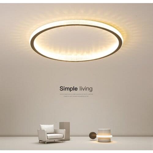 Minimalist Black/White/Gold led ceiling lights For living room lights Bedroom ceiling light Modern ceiling lamp plafon led lamp