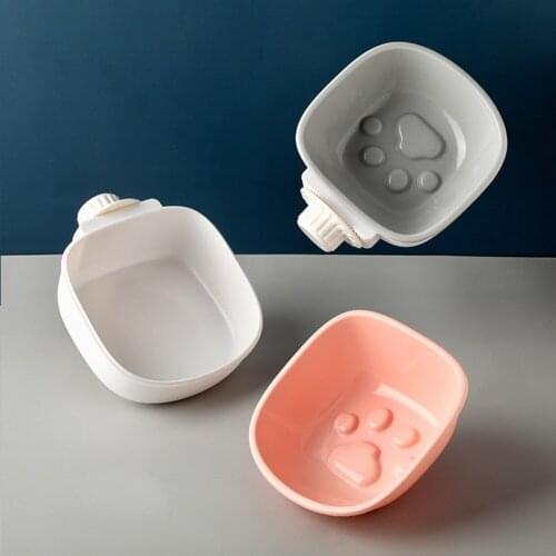 Puppy Slow Down Eating Feeder Dish Bowl Pet Drinking Water Slow Feeder Bowl Hang Cage Plastic Plate Animals Eating Dish