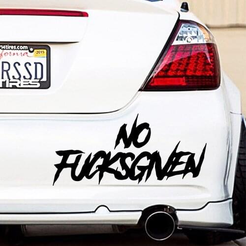 Funny English Sentence Stickers For Cars Cover Scratches Cartoon Window Decal For Motorcycle Vw Bmw E46 Ford Focus