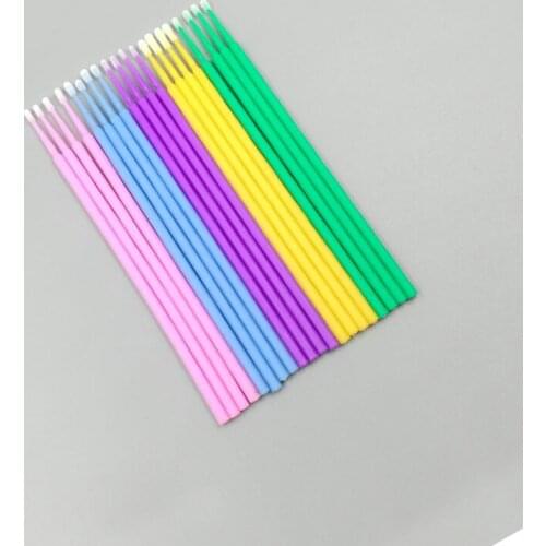 Disposable MicroBrush Eyelashes Extension 100Pcs/bag Individual Lash Removing Swab Micro Brush For Eyelash Extension Tools