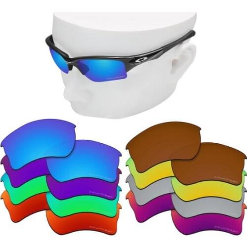 OOWLIT Anti-Scratch Replacement Lenses for-Oakley Quarter Jacket OO9200 Etched Polarized Sunglasses