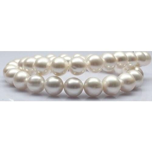 Wholesale HUGE PERFECT ROUND 18"12-13MM SOUTH SEA GENUINE WHITE PEARL NECKLACE 14KGP