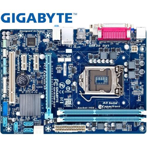 Original motherboard Gigabyte GA-B75M-D3V B75M-D3V DDR3 LGA 1155 mainboard