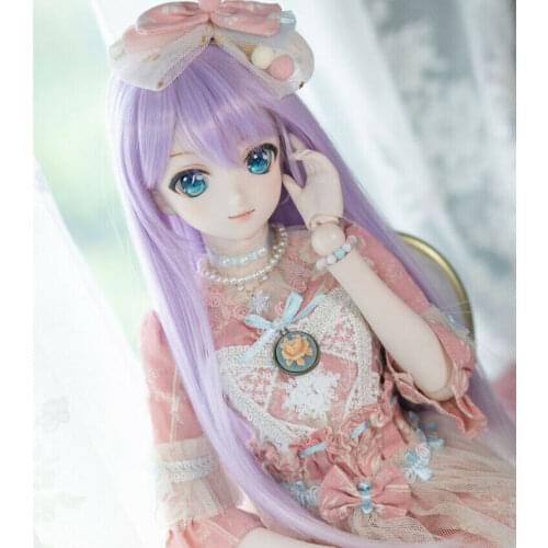[wamami] 97# Cute Purple Wig/Hair For 1/4 MSD 1/3 SD DZ AOD LUTS BJD