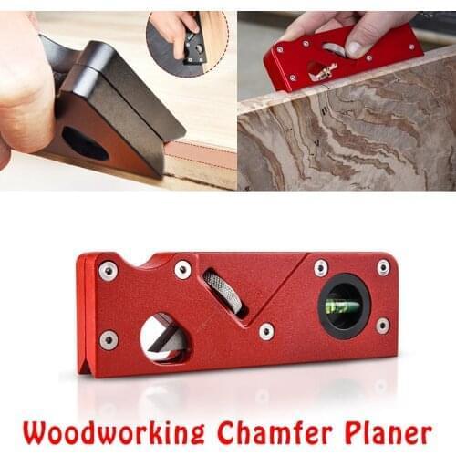 Woodworking Edge Corner Plane 45 Degree Bevel Manual Planer Adjustable Chamfering Trimming Bit Set Wood Carpenter Tool