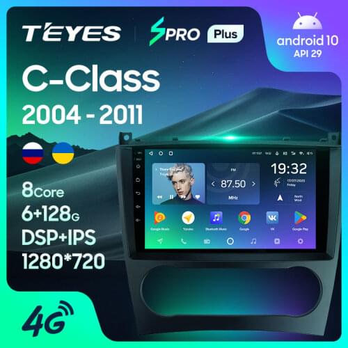 TEYES SPRO Plus For Mercedes Benz C-Class C Class W203 W209 C180 C200 CL203 Car Radio Player Navigation no 2din 2 din DVD