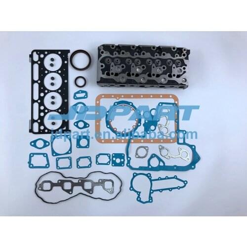 V2203 V2203M V2403 Cylinder Head With Full Gasket Kit For Kubota KX155 Excavator Engine