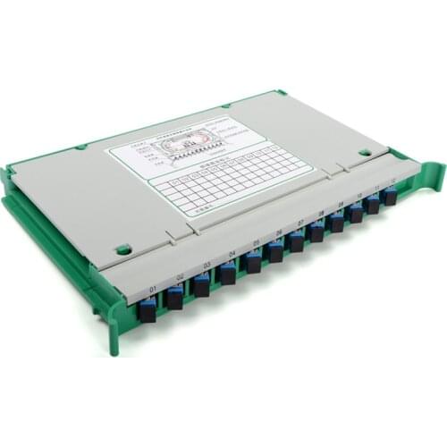 1-3pcs Fiber Optic Splice Tray 30 SC 12 Core FTTH Fusion APC ODF Cabinet Distribution Integrated module factory wholesale