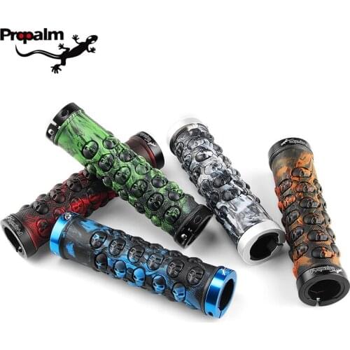 Propalm 1Pair Bike Anti-Skid Comfortable Rubber Grips Lockable Handle Grip Anti Slip For Folding MTB road Bike Handlebar cover