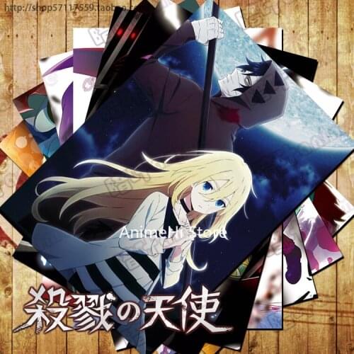 10 pcs/set Anime Angels of Death posters Rachel Ray Isaac Foster Zack Gardner wall pictures for Colletion A3 42x29CM Stickers