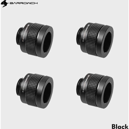 4PCS free shipping Barrowch DIY computer water-cooled Wolverine series 16MM super anti-off hard pipe connector FBYKNF-16