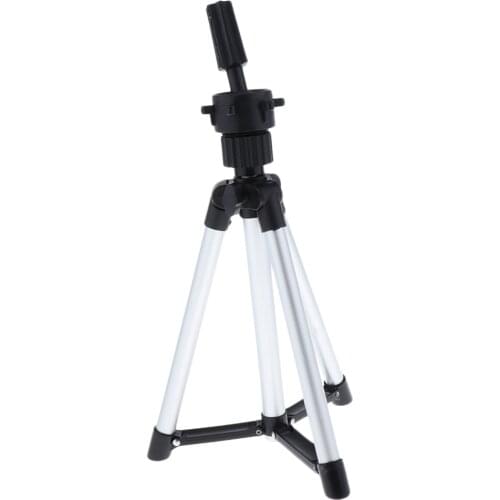 Aluminum Mannequin Tripod Display Stand 12 Inches Makeup Training Holder