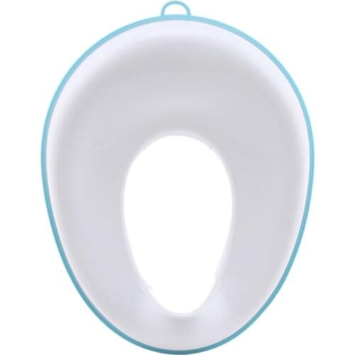 Baby Toilet Potty Training Seat Kids Potty Seat Pad Fits Round & Oval Toilets Non-Slip Splash Guard Infant Potty Cushion