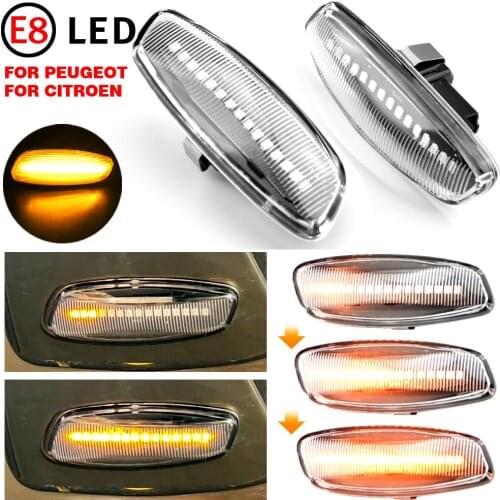 Dynamic Flashing Led Side Marker Turn Signal Light For Citroen C4 Picasso C3 C5 DS4 Peugeot 308 207 3008 5012 Indicator Lamp