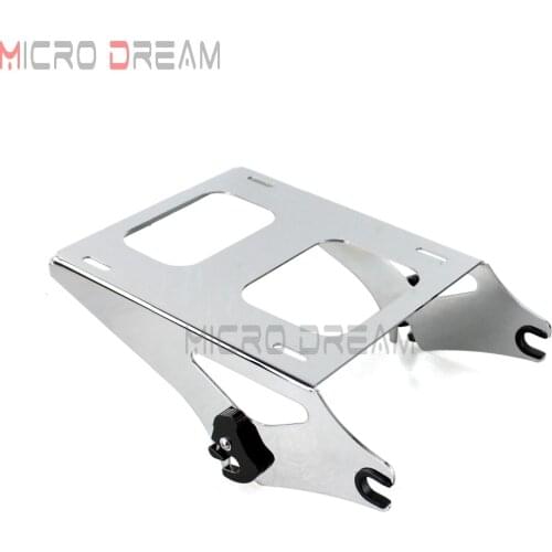 For Harley 2014-2017 Touring Chrome Detachable Two-up Tour Pack Luggage Rack Street Glide Road King FLHX FLHR FLTRX Special