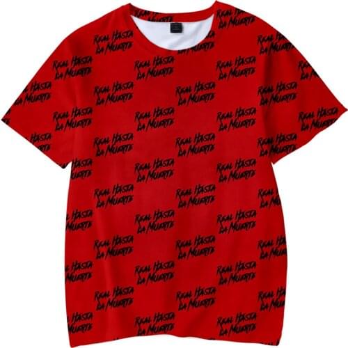 Anuel Aa Real Hasta La Muerte Album Funny T-shirt Hip Hop Tshirt Printing Tops Tees Clothes Fashion 3D O Neck T Shirt Casual