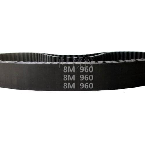HTD 8M Timing belt teeth 120 width 20mm (0.79inch) Transmission Belts 8M Series loop Belts Positive Drive FREE SHIPING