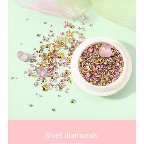 Micro Geboord Vernield Kleine Gebroken Diamant Kristal Super Zand York Decoratie Mold New Hars Epoxy Voor Flash Gemengde St Q5O0