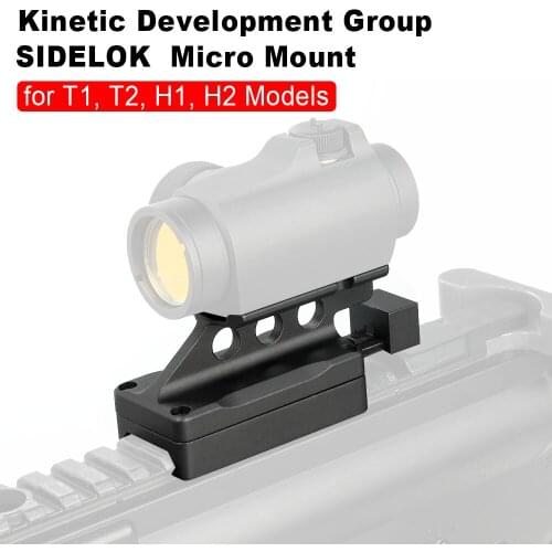 PPT Tactical Development Group Micro Mount Compatible with T1 T2 H1 H2 Models Black Color SID Mount HK24-0208