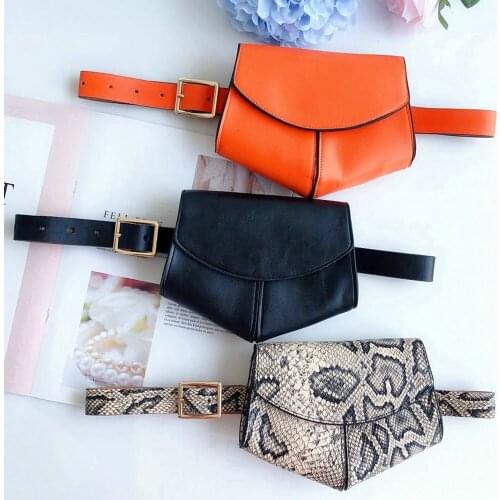 Mini Women Disco Waist Bag Belt Bags Pouch Phone Fanny Packs Purse Travel Bag Leather 2019 hot