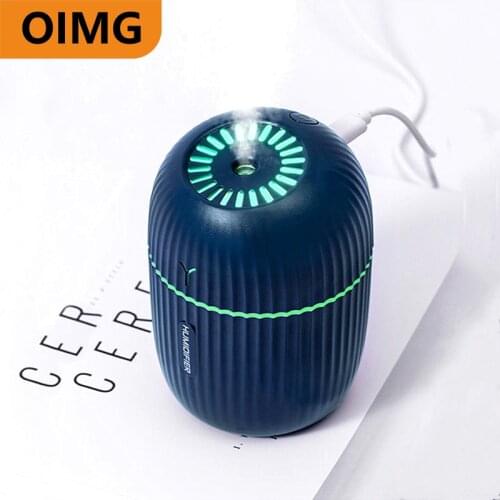 USB Mini Electric Air Humidifier Silent Aromatherapy Diffuser Ultrasonic Mist Maker Car For Home Bedroom LED Colorful Night Ligh
