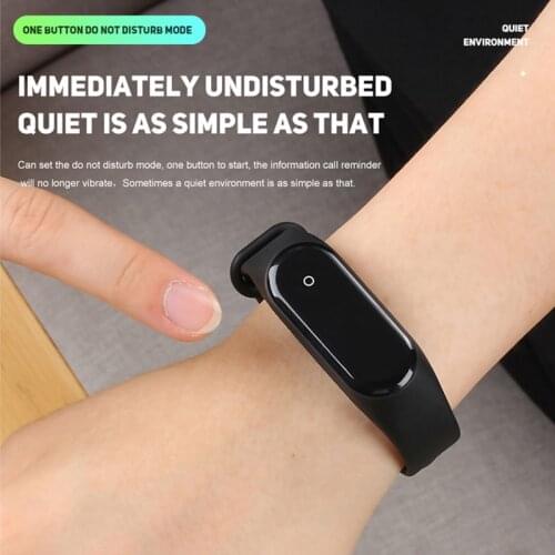 Cheap M4 Fitness Tracker Men Smart Band Heart Rate Smart Watch Sport Bracelet 0.96inch Monitor Health Wristband Smartband PK mi
