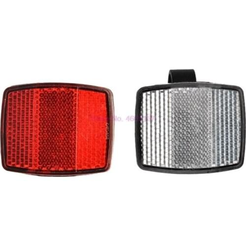 By DHL 500PCS Bicycle Bike Handlebar Reflector Reflective Front Rear Warning Light Safety Lens