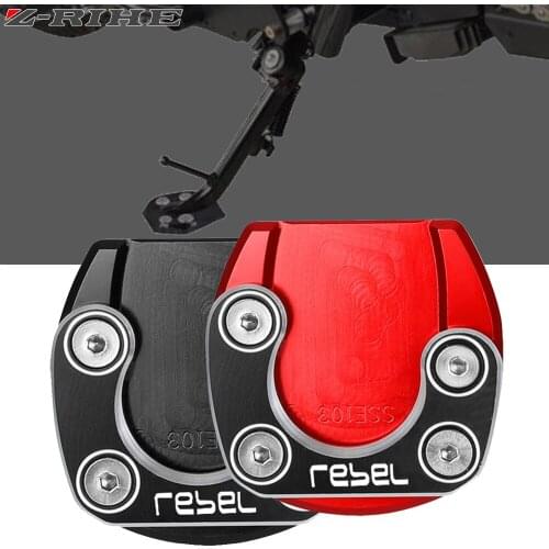 Motorcycle Kickstand For Honda Rebel CMX 300 500 CMX300 CMX500 2017-2021 CNC Motorcycle Aluminum Side Stand Enlarge Extension