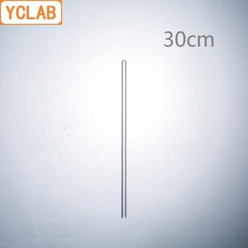 YCLAB 30cm Glass Stirrer Rod Mixing Guide Liquid Laboratory Chemistry Equipment
