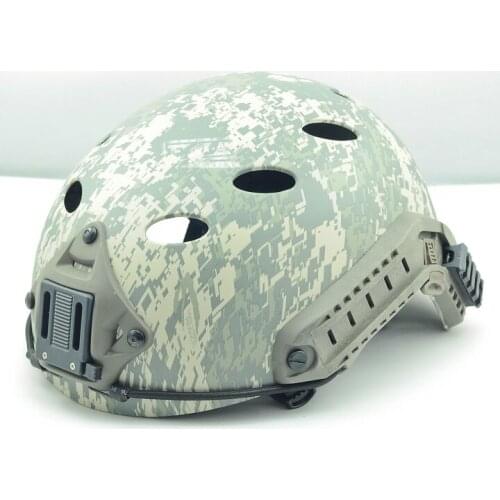 Free shipping Base Jump Fast Helmet Carbon Fiber Shell (ACU) Tactical protective helmet