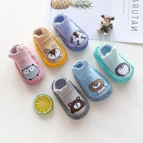 Unisex Baby Shoes First Shoes Baby Walkers Toddler First Walker Baby Girl Kids Soft Rubber Sole Baby Shoe Knit Booties Anti-slip
