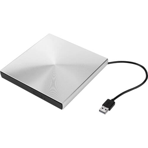 USB3.0 External DVD Burner DVD-RW CD-RW ROM DVD Drive 5Gbps Data Transmission External Optical Drives Cases For Windows 7/8