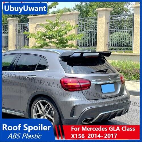 Rear Spoiler for Mercedes GLA Class X156 GLA45 AMG GLA200 GLA220 GLA250 GLA260 2014-2017 Car Tail Wing Roof Spoiler Accessories