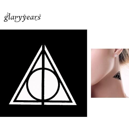 1 Sheet Geometric Henna Tattoo Stencil Triangle Circle Design Airbrush Paint Henna Indian Tattoo Stencil Body Art Non-toxic G137